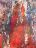 Roter Himmel II, 2013, Acryl auf Leinwand, 100x80